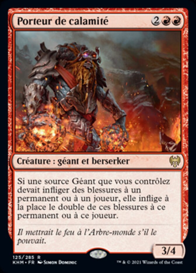 image Porteur de calamité