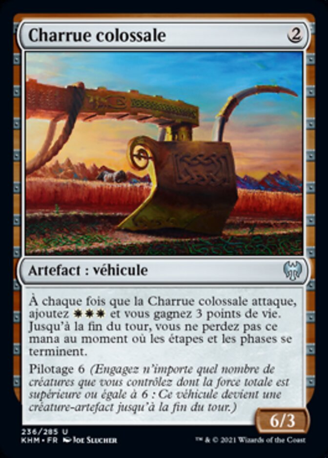 image Charrue colossale