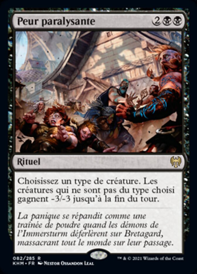 image Peur paralysante