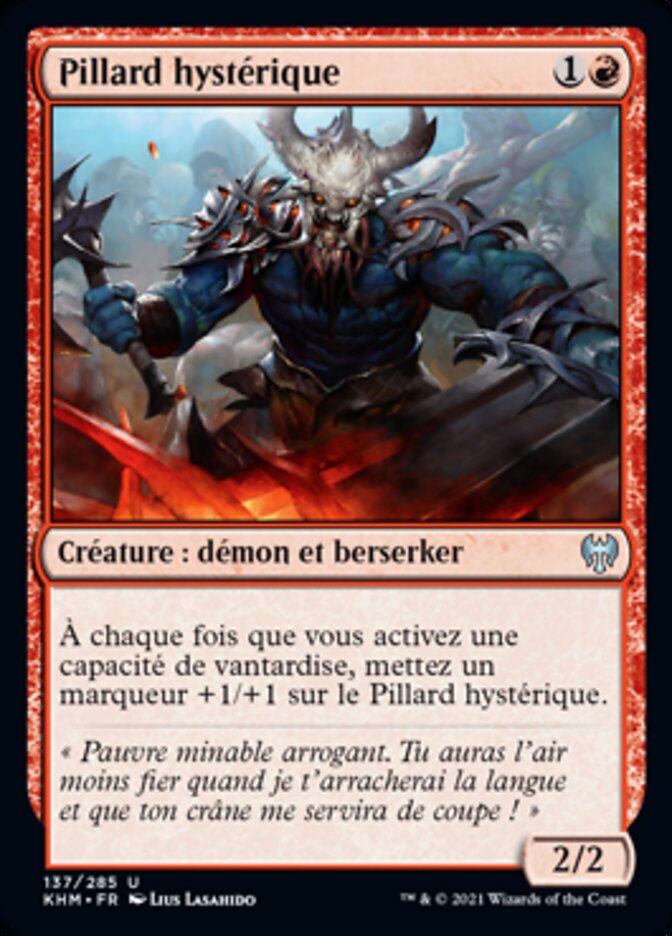 image Pillard hystérique