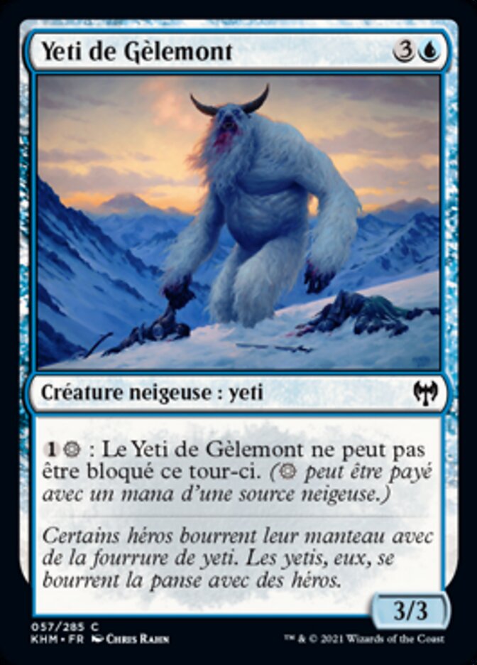 image Yeti de Gèlemont