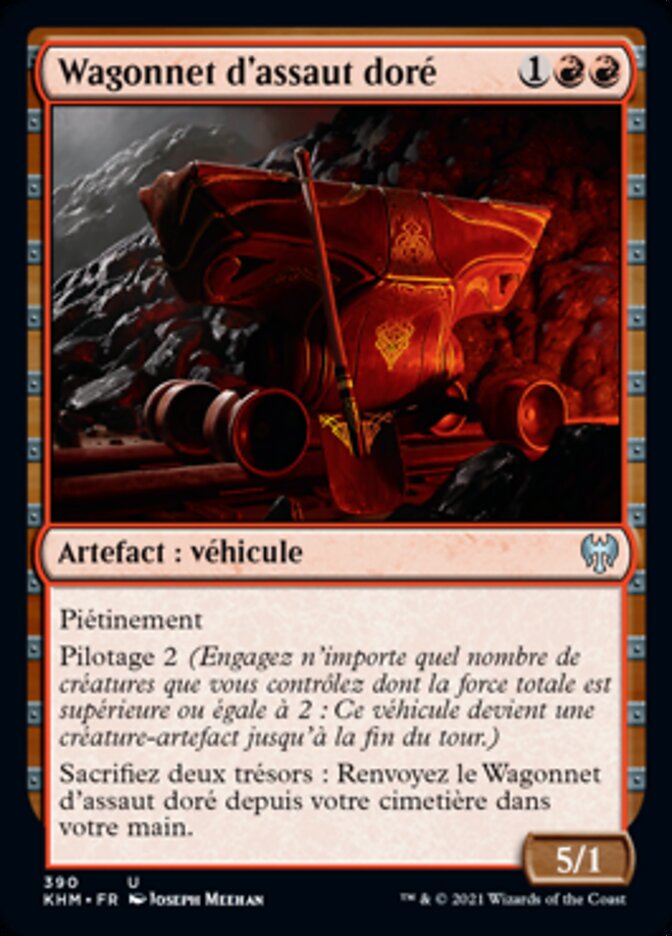 image Wagonnet d'assaut doré