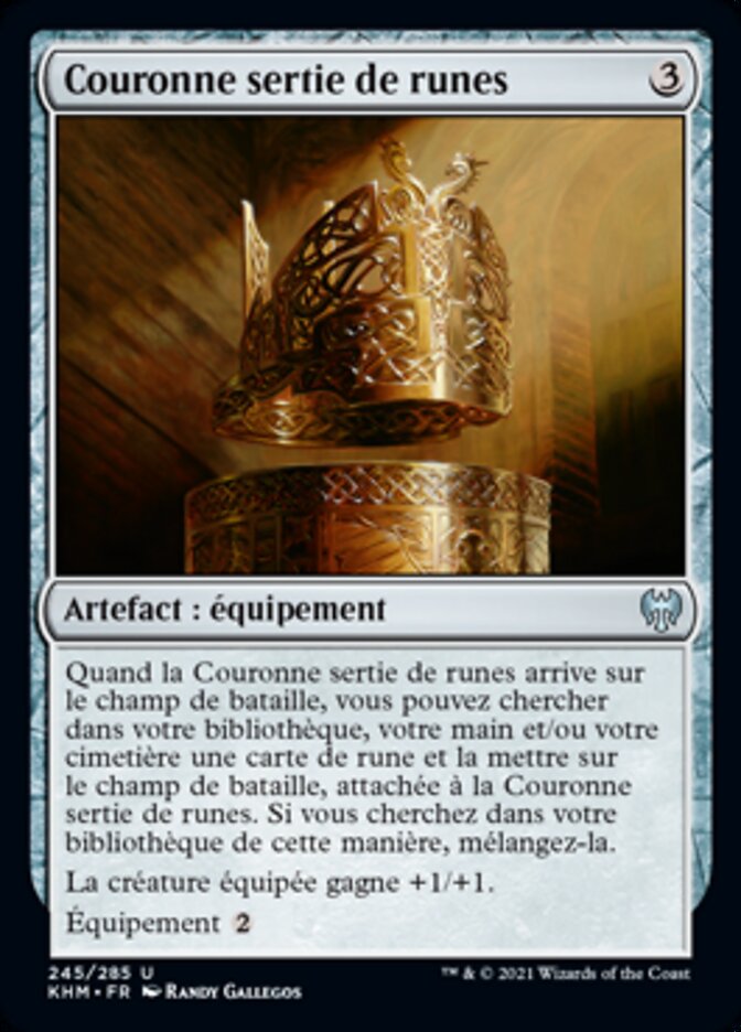 image Couronne sertie de runes