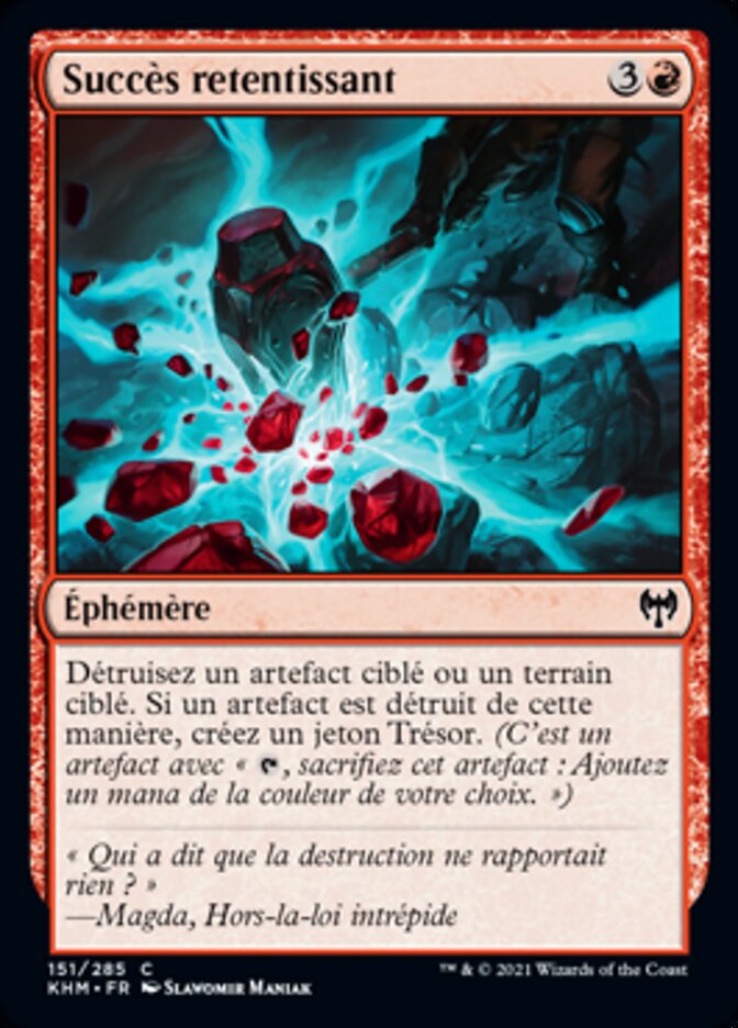 image Succès retentissant