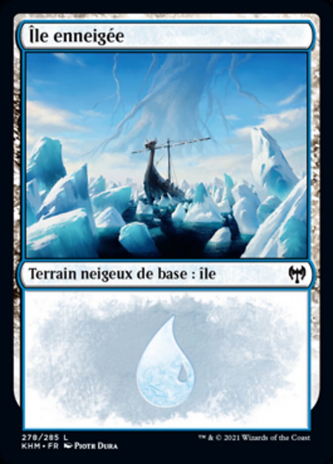 image Île enneigée