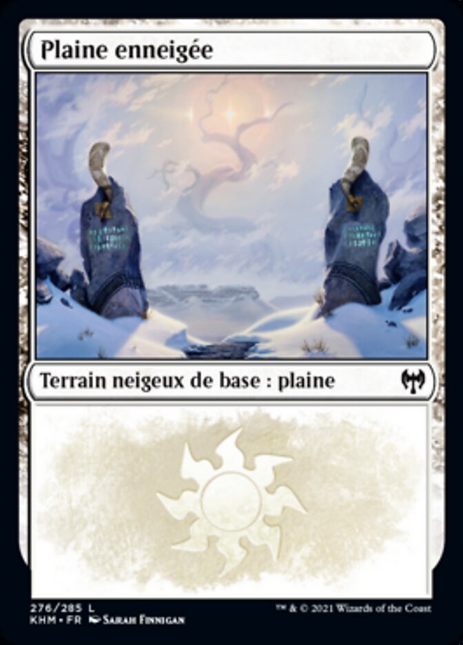 image Plaine enneigée