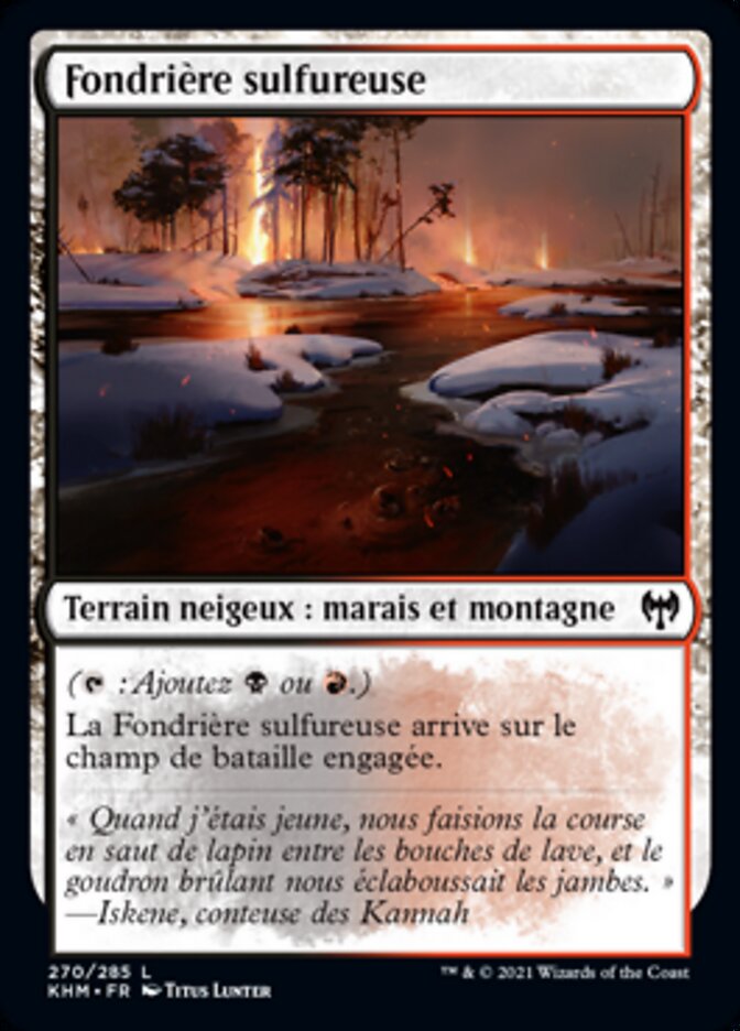 image Fondrière sulfureuse