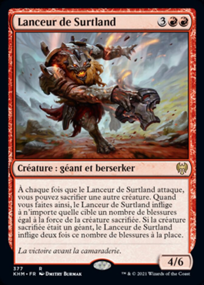 image Lanceur de Surtland