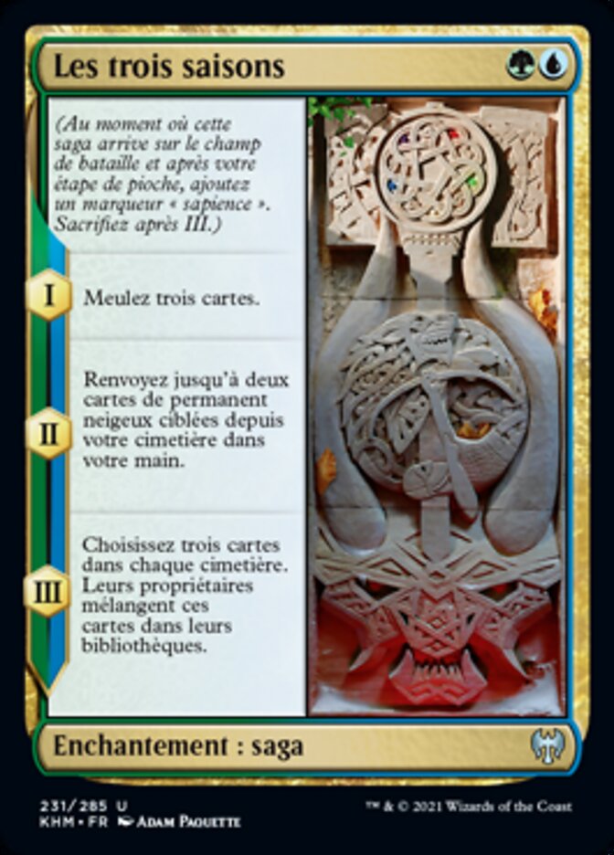 image Les trois saisons