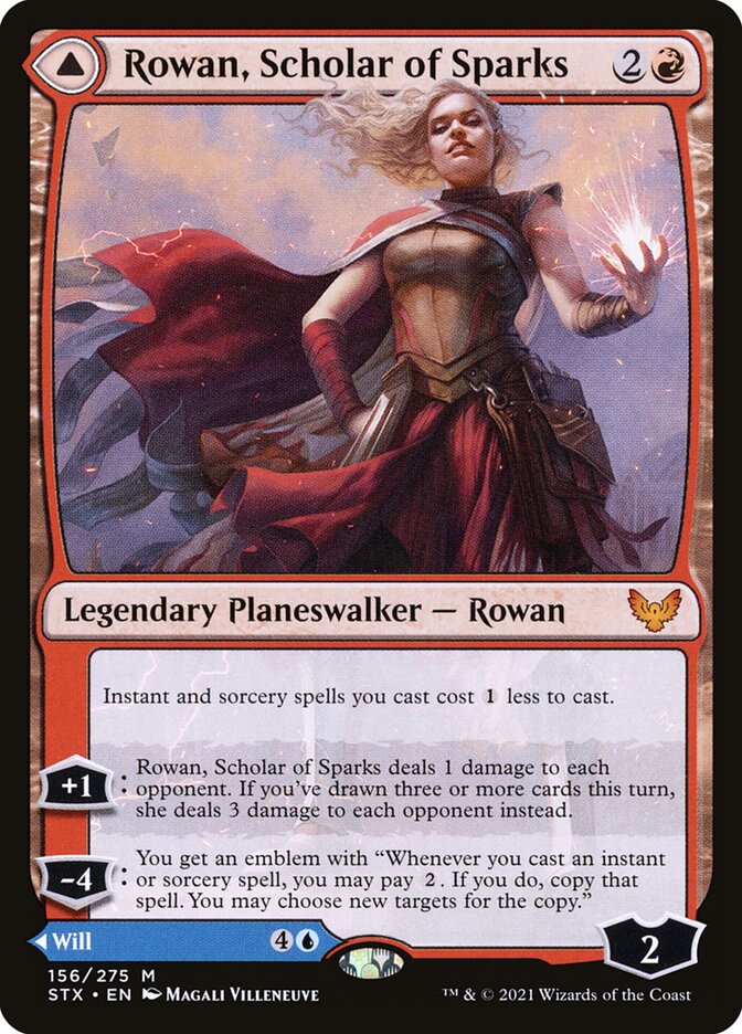 image Rowan, Scholar of Sparks // Will, Scholar of Frost