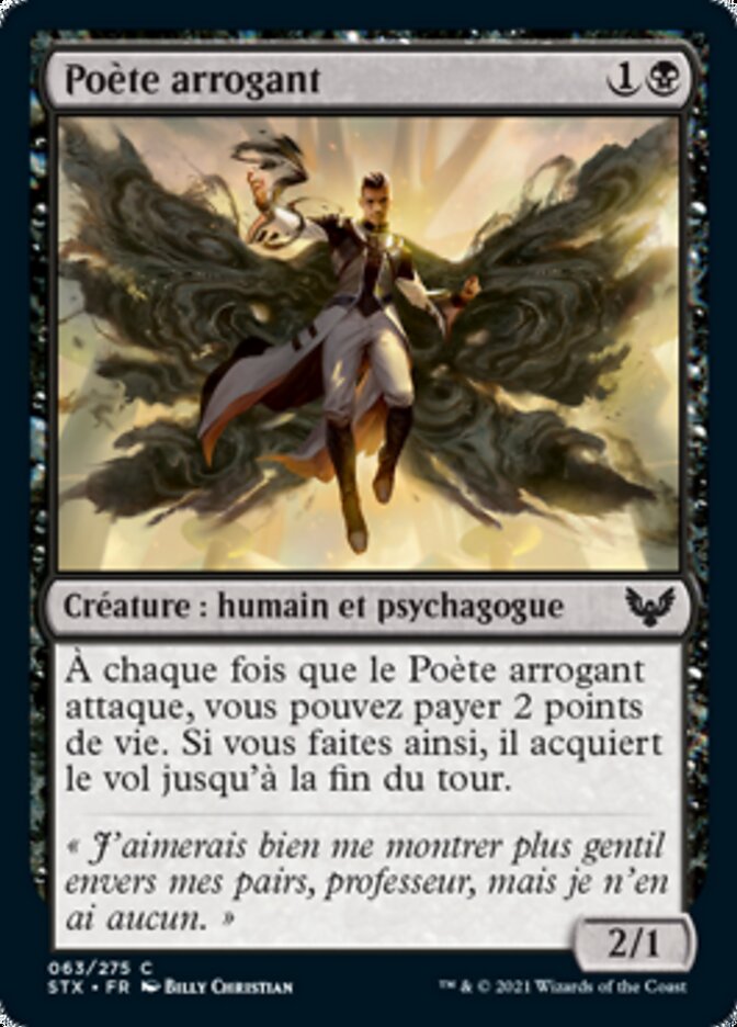 image Poète arrogant