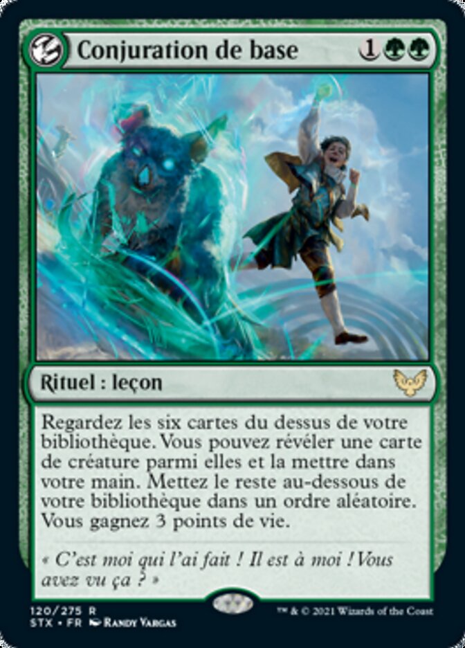 image Conjuration de base