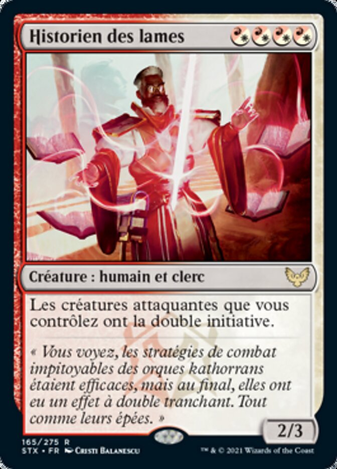 image Historien des lames