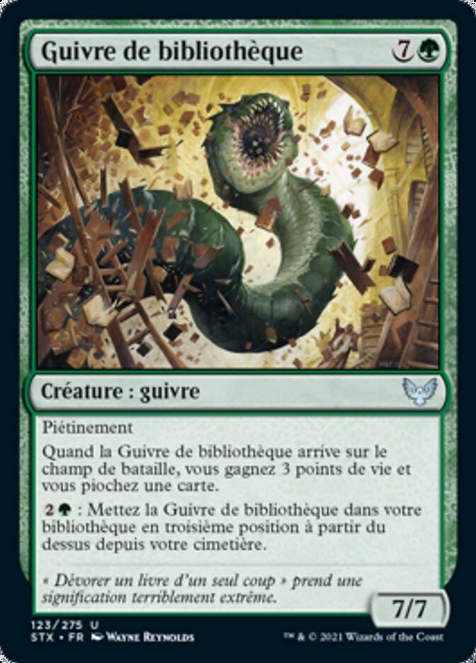 image Guivre de bibliothèque