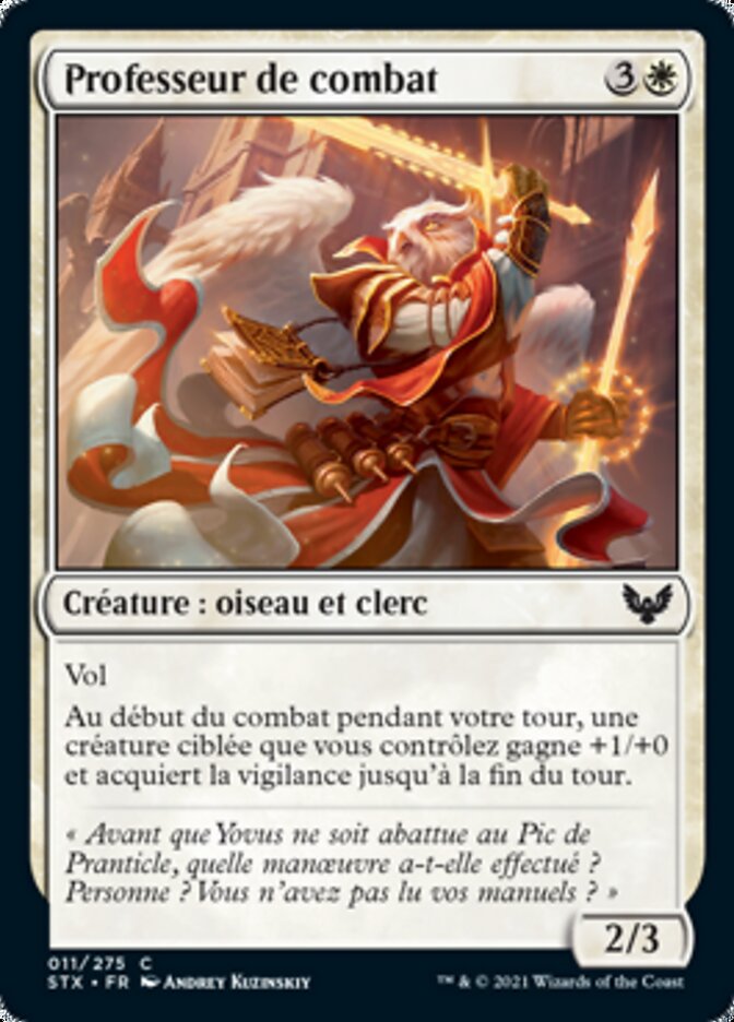 image Professeur de combat