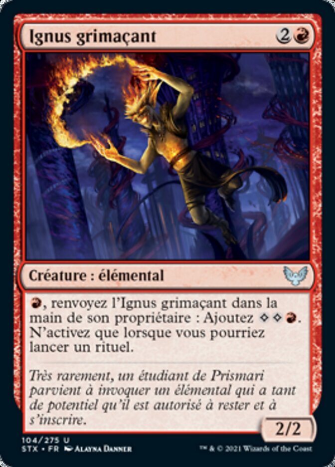 image Ignus grimaçant