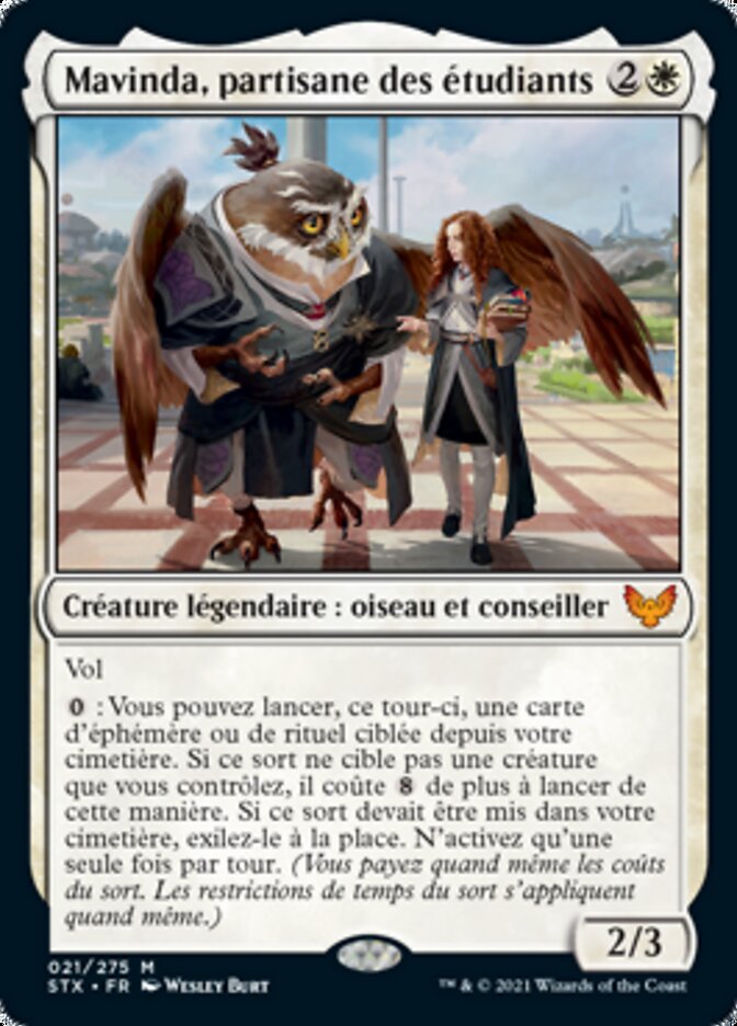 image Mavinda, partisane des étudiants