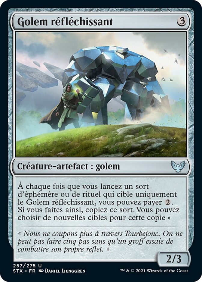 image Golem réfléchissant