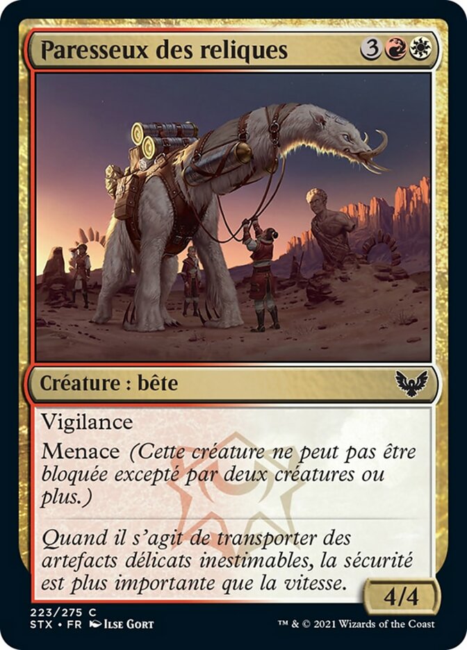 image Paresseux des reliques