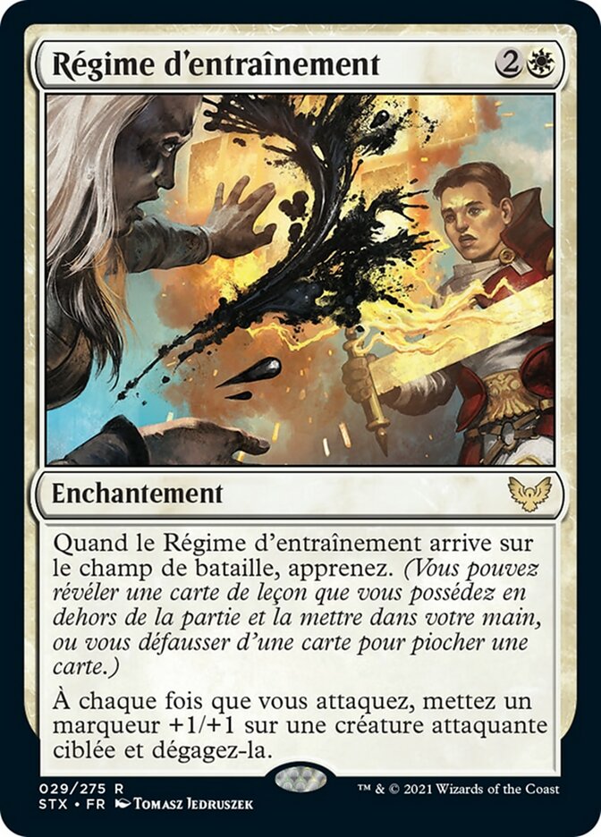 image Régime d'entraînement