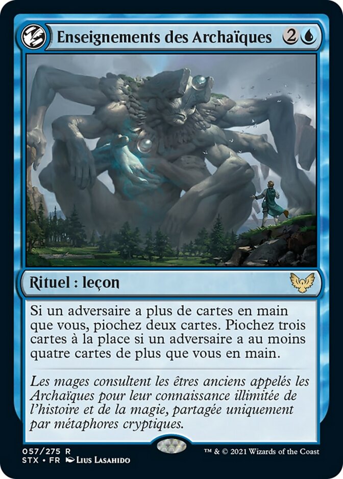 image Enseignements des Archaïques