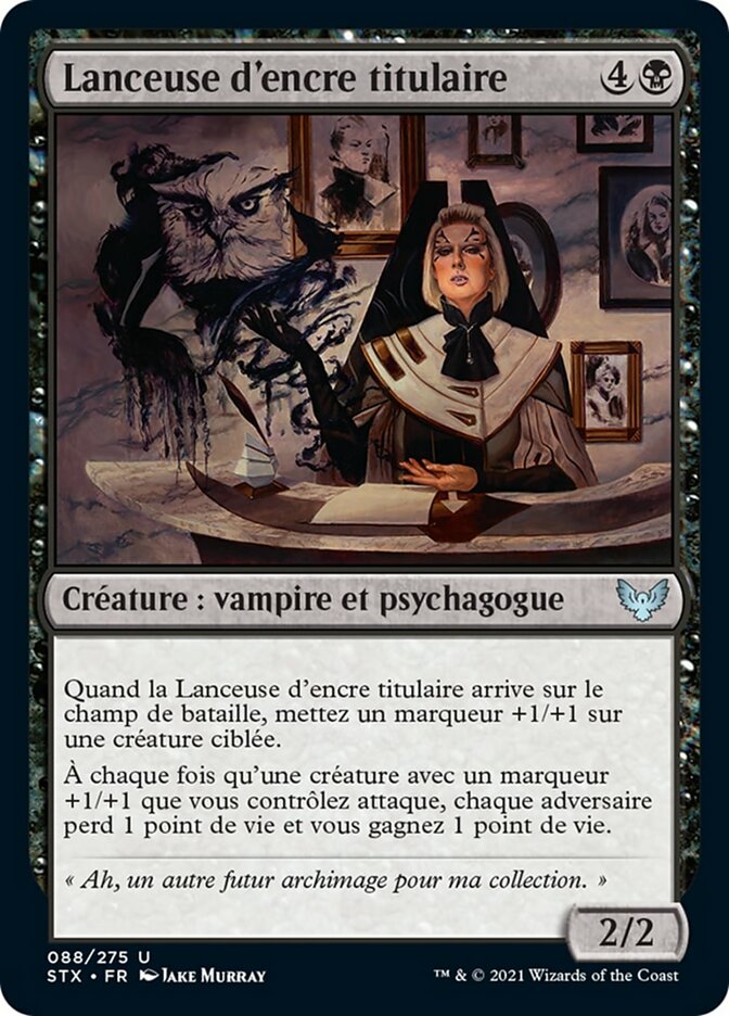 image Lanceuse d'encre titulaire