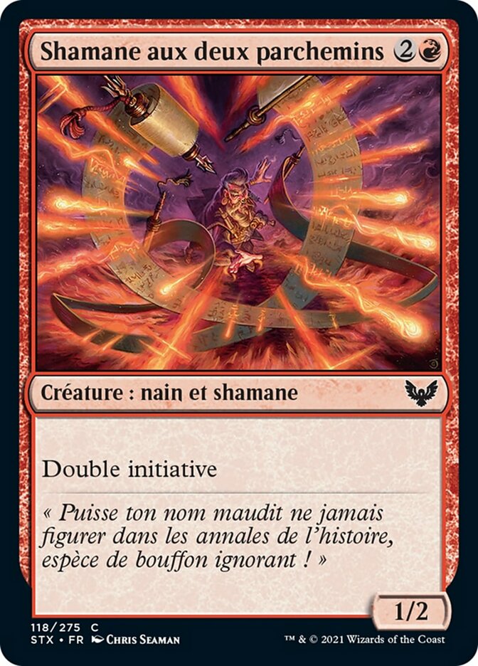 image Shamane aux deux parchemins