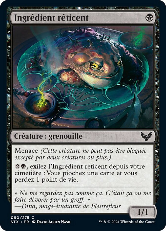 image Ingrédient réticent