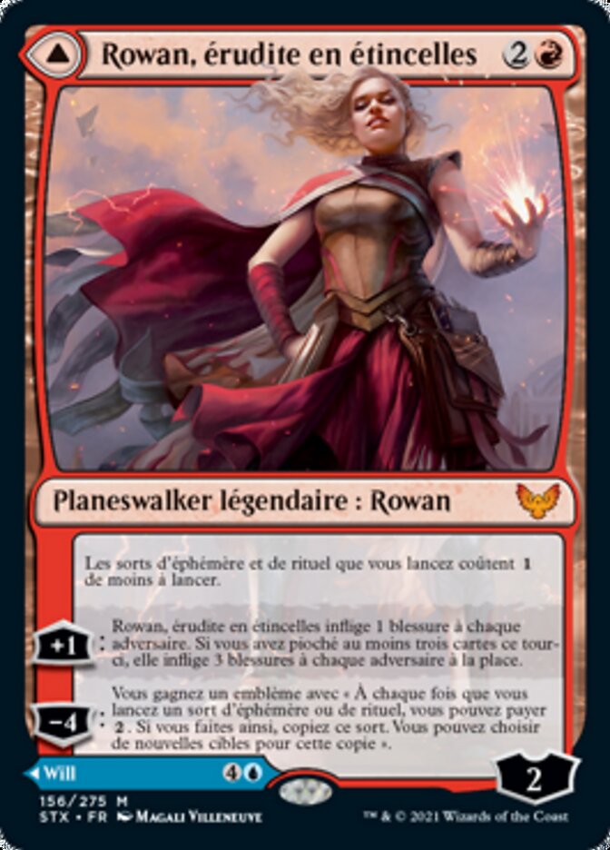 image Rowan, Scholar of Sparks // Will, Scholar of Frost