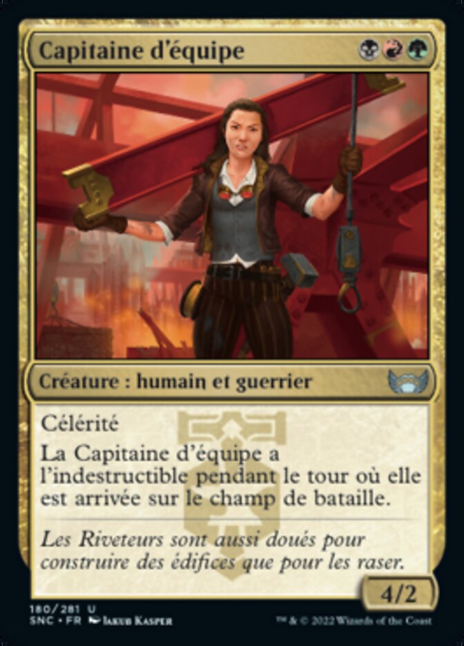 image Capitaine d'équipe