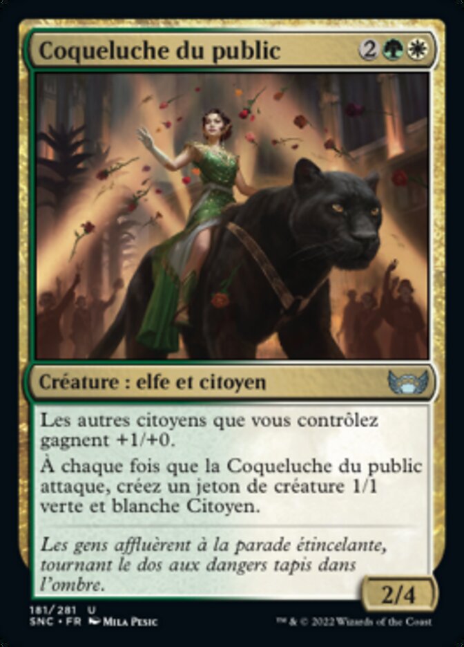 image Coqueluche du public