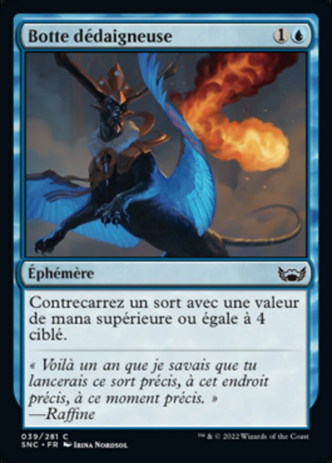 image Botte dédaigneuse