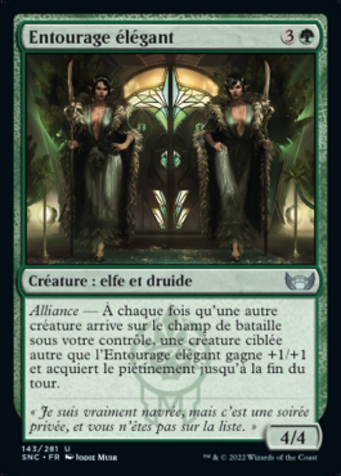 image Entourage élégant