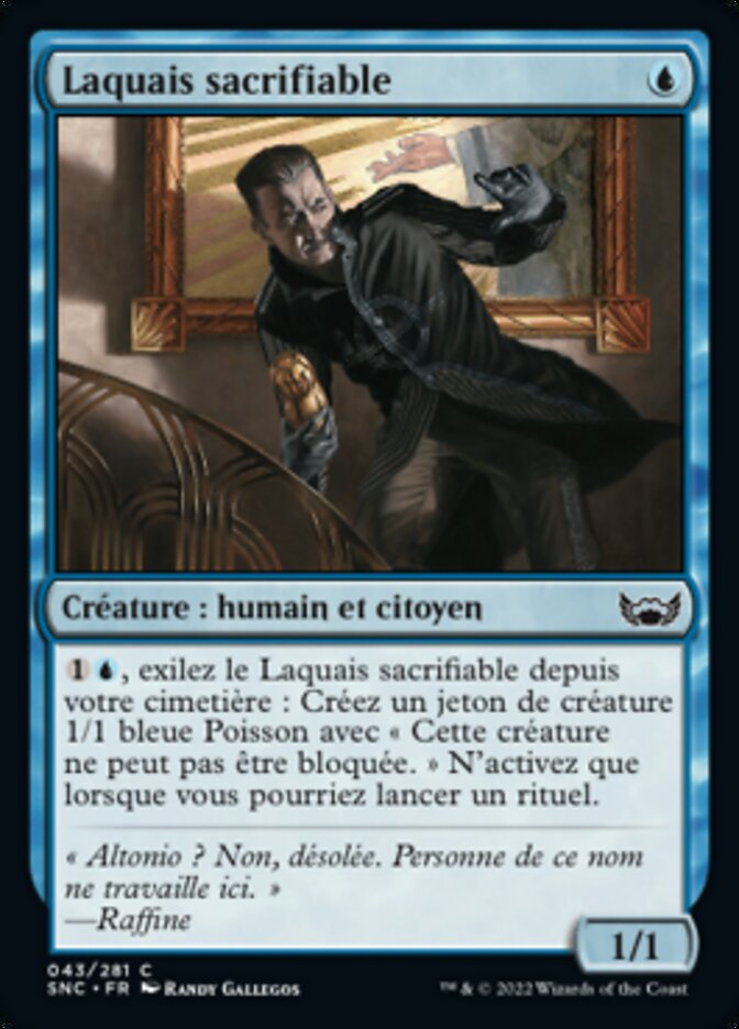 image Laquais sacrifiable