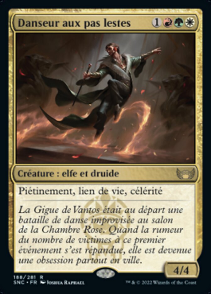 image Danseur aux pas lestes