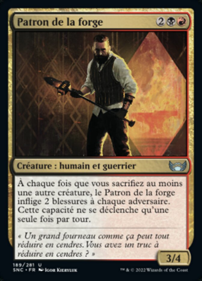 image Patron de la forge