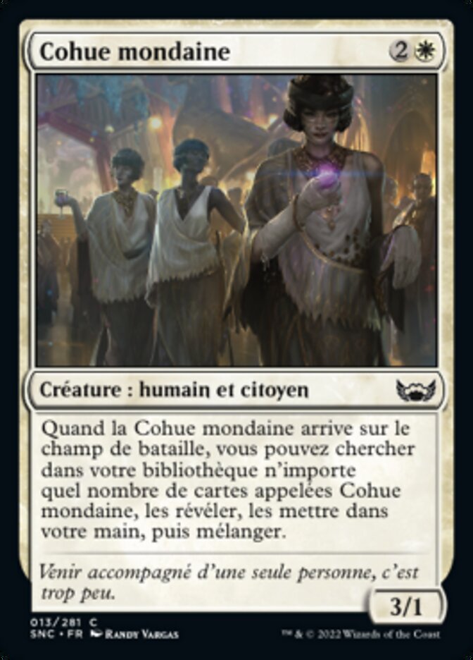 image Cohue mondaine