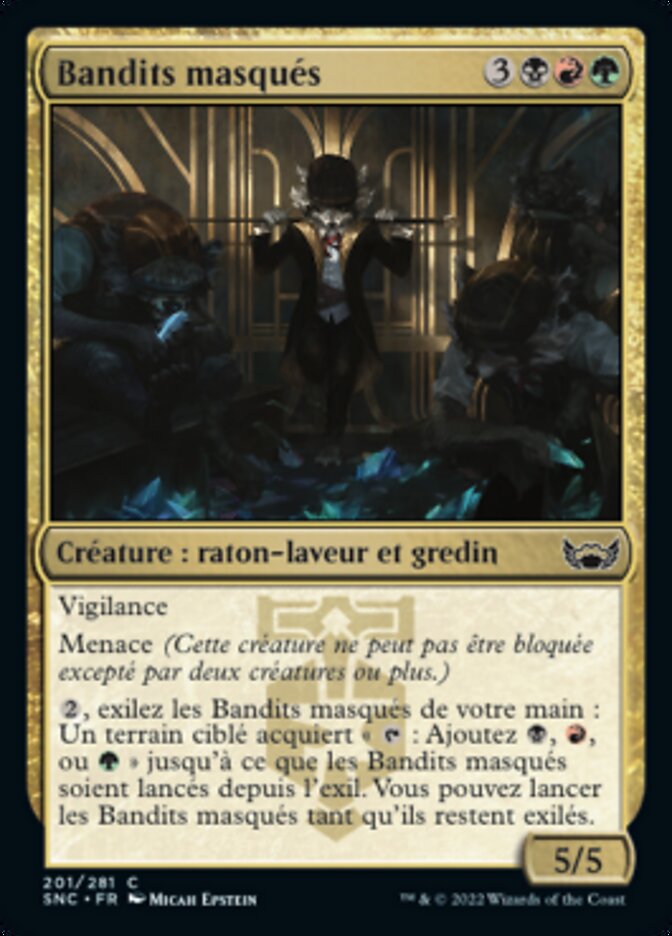 image Bandits masqués