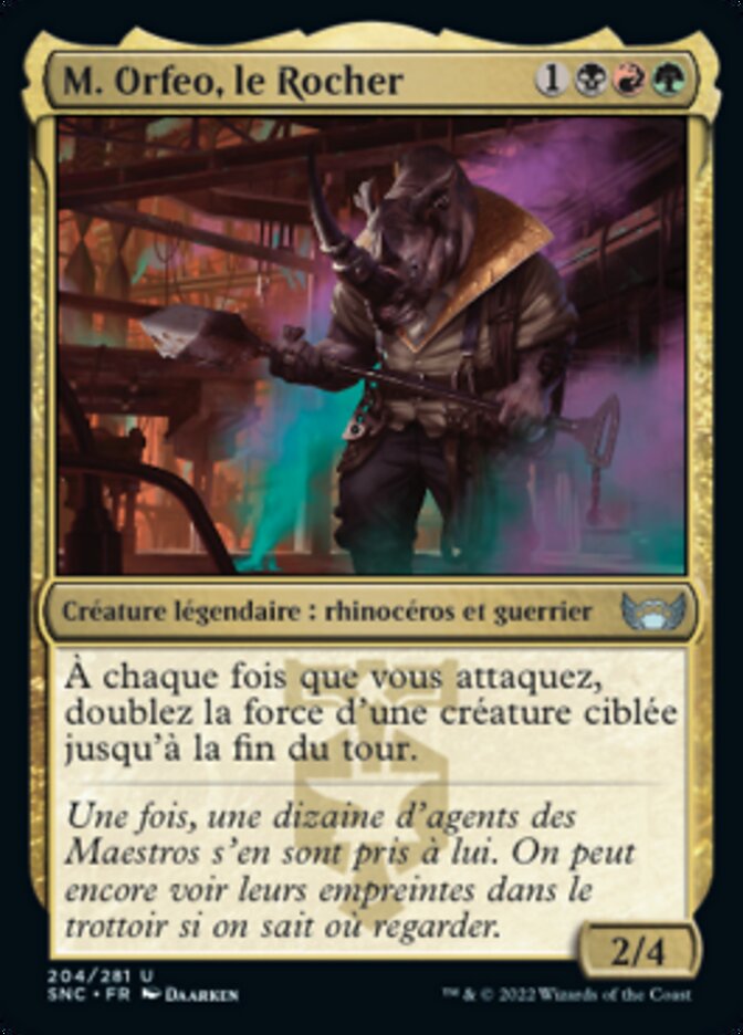 image M. Orfeo, le Rocher