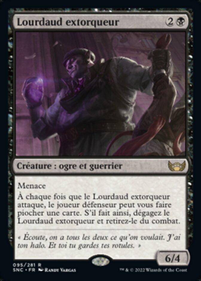 image Lourdaud extorqueur