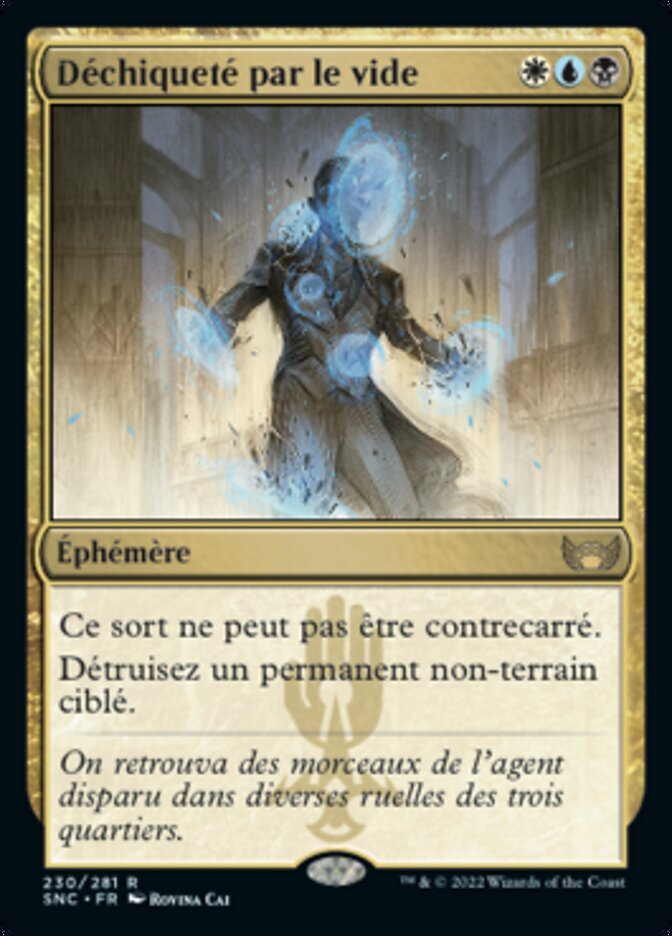 image Déchiqueté par le vide