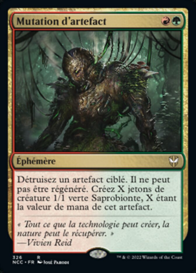 image Mutation d'artefact