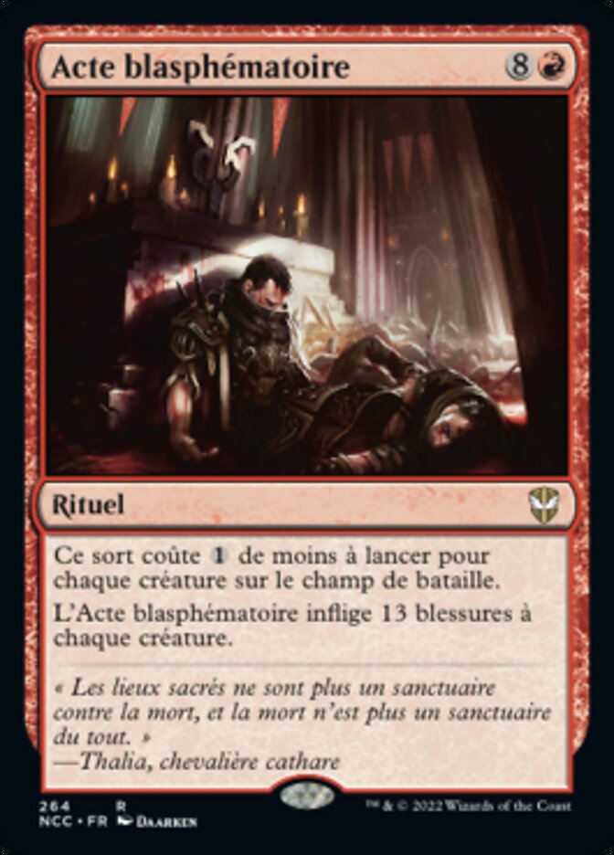 image Acte blasphématoire