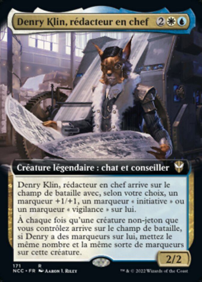 image Denry Klin, rédacteur en chef