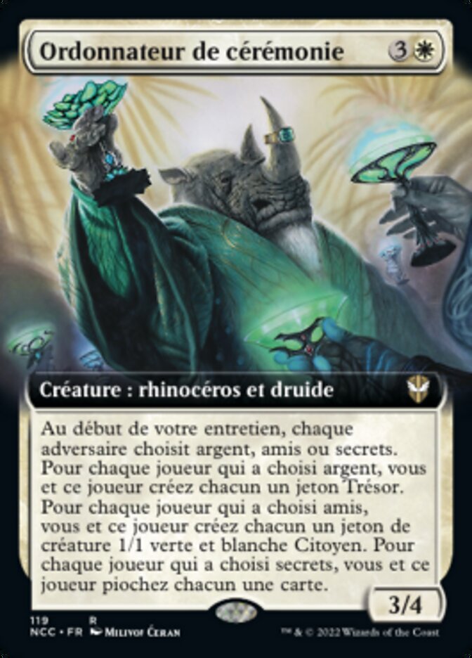 image Ordonnateur de cérémonie