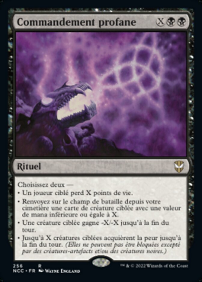 image Commandement profane