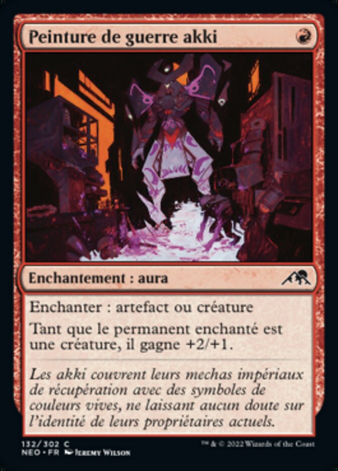 image Peinture de guerre akki