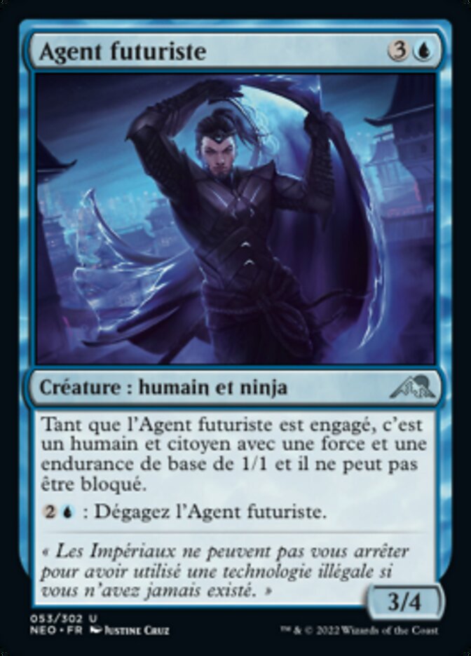 image Agent futuriste