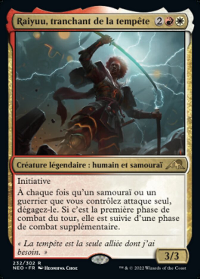 image Raiyuu, tranchant de la tempête