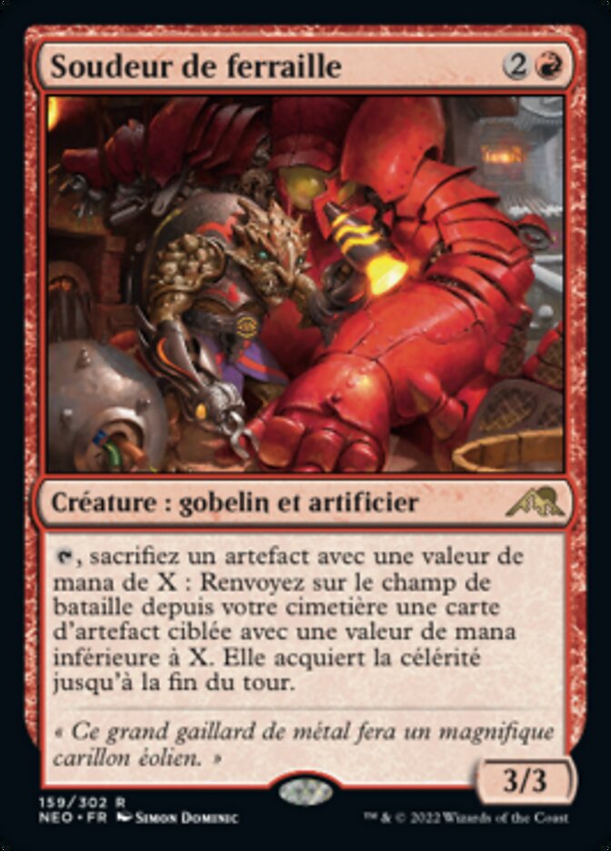 image Soudeur de ferraille